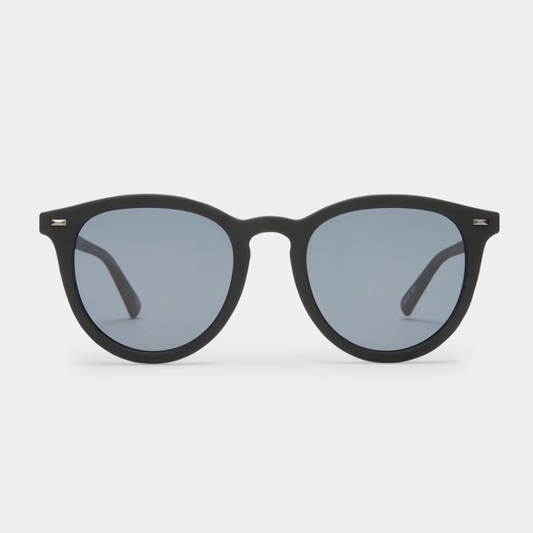 Le Specs Fire Starter Polarised Sunglasses - Black Rubber 