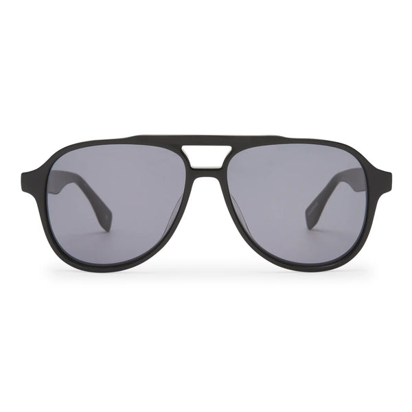 Le Specs Magnanimous Polarised Sunglasses - Black front