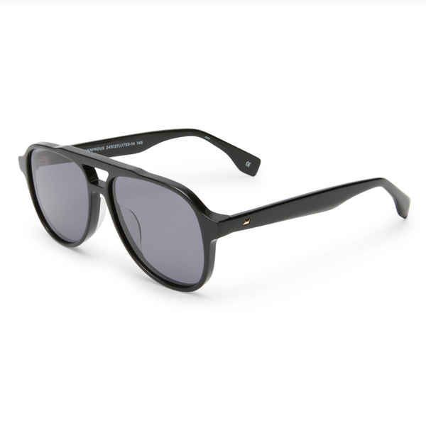 Le Specs Magnanimous Polarised Sunglasses - Black side