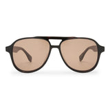 Le Specs Magnanimous Sunglasses - Dark Tort front 