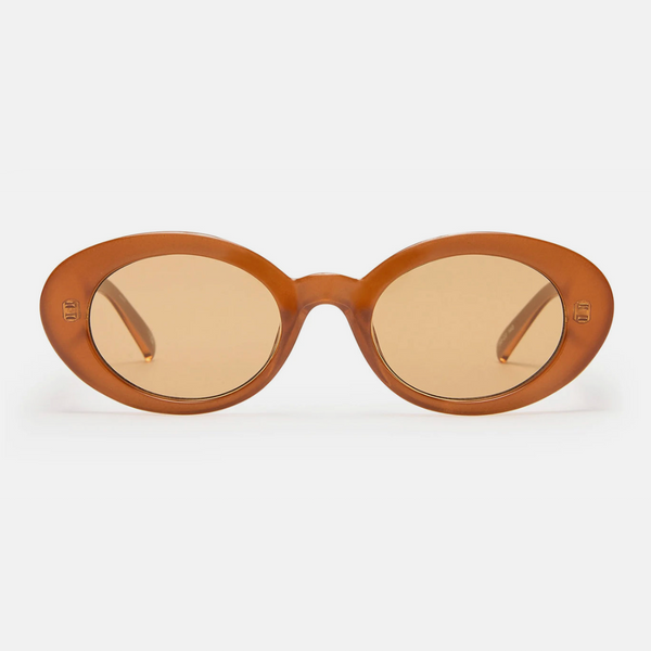 Le Specs Nouveau Sunglasses - Caramel front