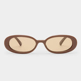 Le Specs Outta Love Sunglasses - Cocoa front