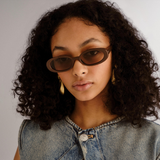 Le Specs Outta Love Sunglasses - Cocoa model