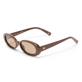 Le Specs Outta Love Sunglasses - Cocoa side