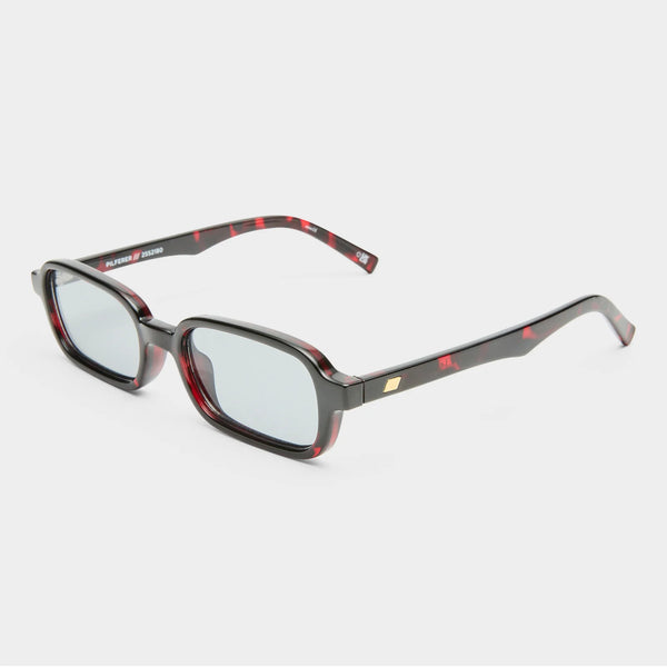 Le Specs Pilferer Sunglasses - Cherry Tort side on plain