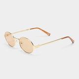Le Specs Posiedon DEUX Sunglasses - Gold Tan Tint side