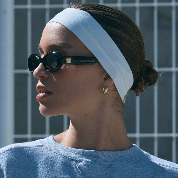 Le Specs Work It! Sunglasses - Black side on