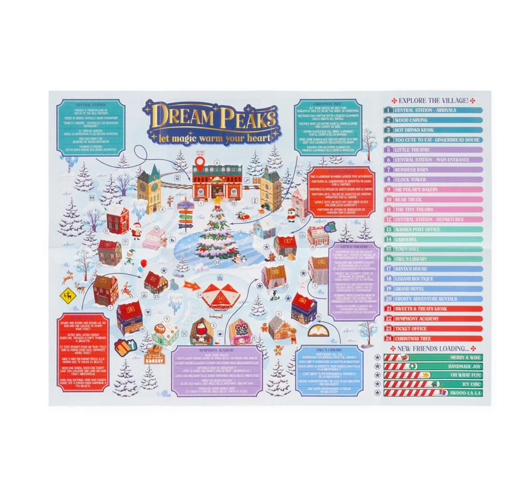 Legami Advent Calendar 2026 - Dream Peaks Sheet