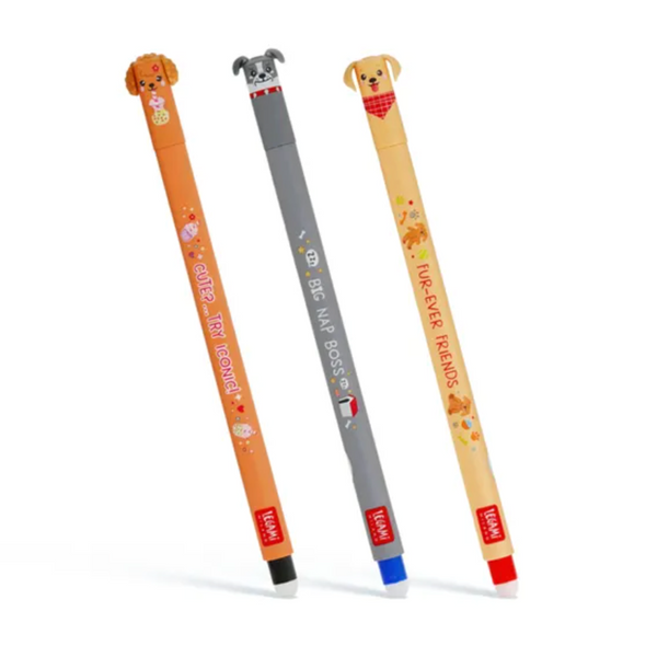 Legami Erasable 'Fur-ever Friends' single Pens