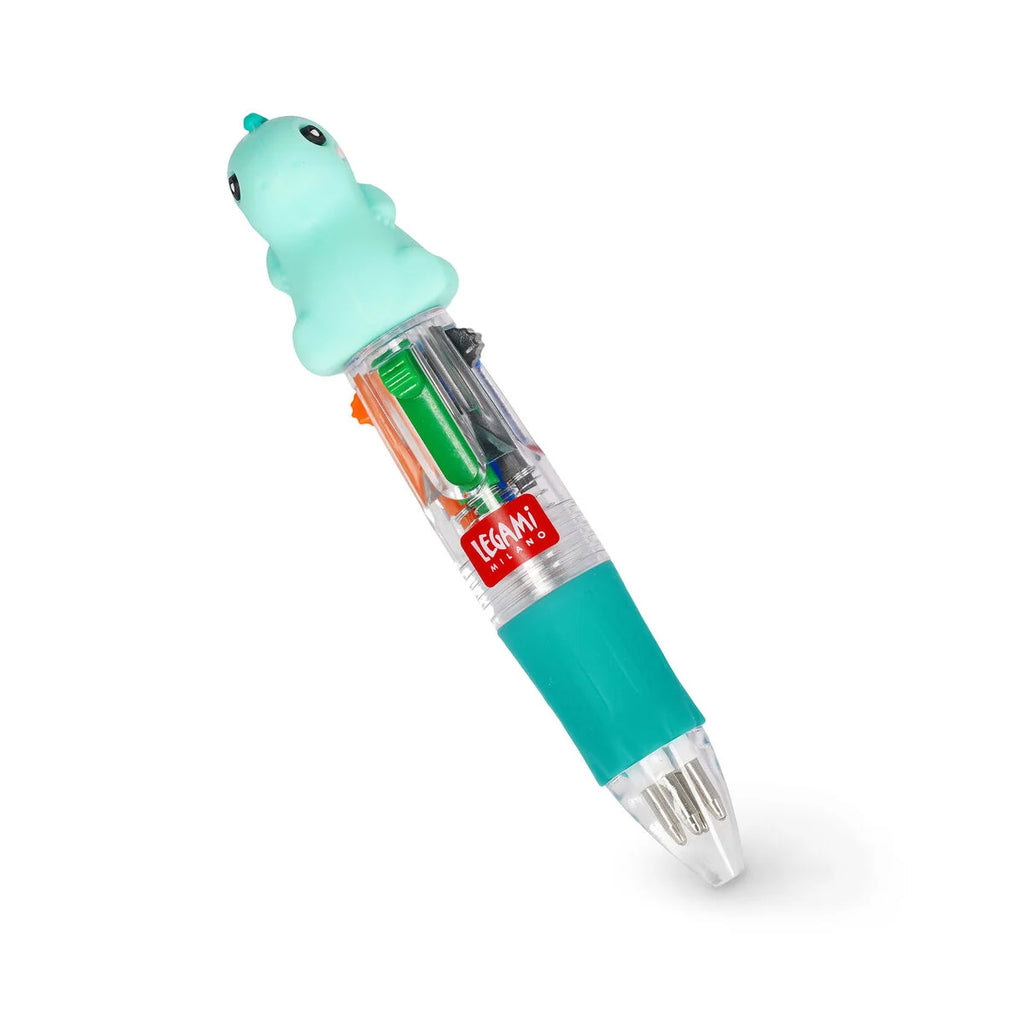 Legami Mini 4-Colour Ballpoint Pen - Unicorn - Mini Dino