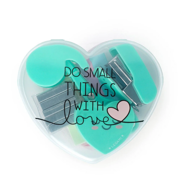 Legami Mini Heart Stationary Set