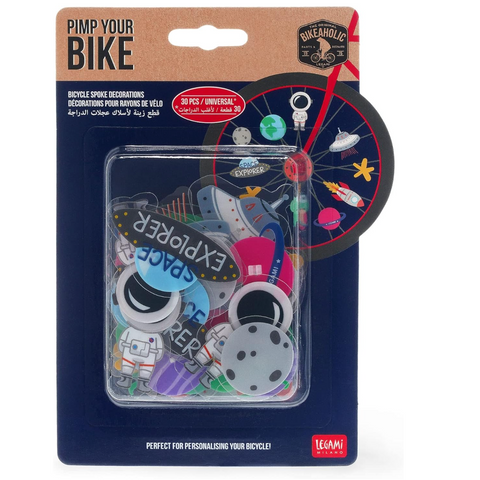 Legami Pimp Your Bike! - Bike Spoke Decorations - Space