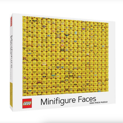 Lego Minifigure Faces 1,000-Piece Puzzle