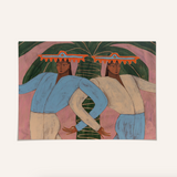 Lien Blue and Orange Camille_Jouarre_Framed_Print