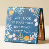 Lisa Angel Blooming Lovely Compact Mirror