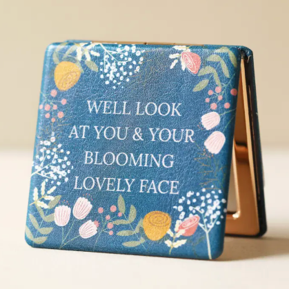 Lisa Angel Blooming Lovely Compact Mirror