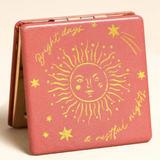 Lisa Angel Bright Days Rust Compact Mirror 