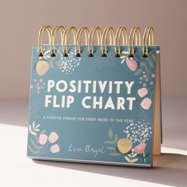 Lisa Angel Floral Weekly Positivity Flip Chart
