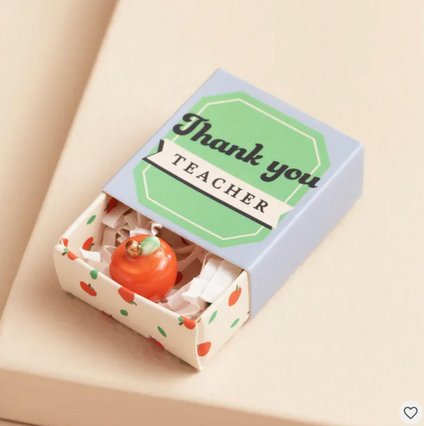 Lisa Angel Tiny Matchbox Ceramic Apple
