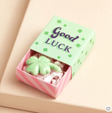 Lisa Angel Tiny Matchbox Ceramic Clover