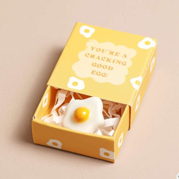Lisa Angel Tiny Matchbox Ceramic Egg