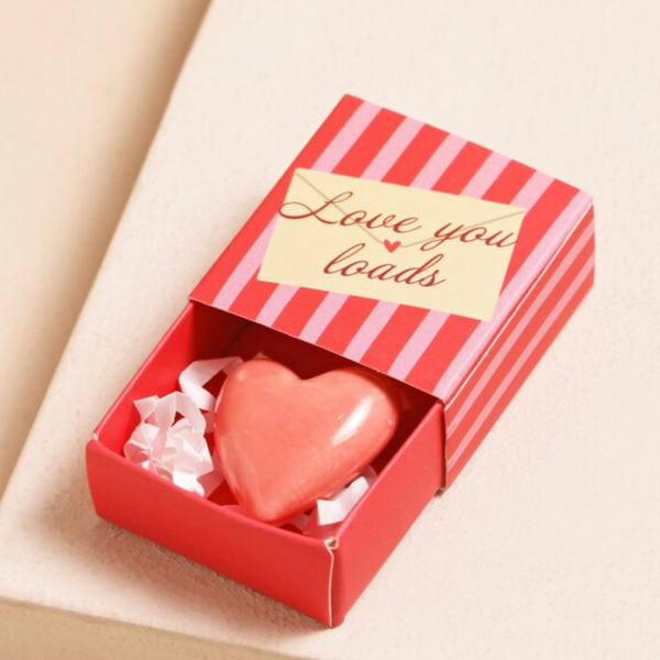 Lisa Angel Tiny Matchbox Ceramic Heart