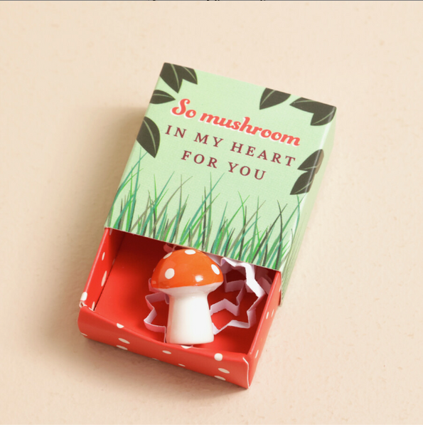 Lisa Angel Tiny Matchbox Ceramic Mushroom