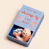 Lisa Angel Tiny Matchbox Ceramic Shrimp