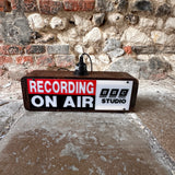 Live Recording BBC Lightbox red background