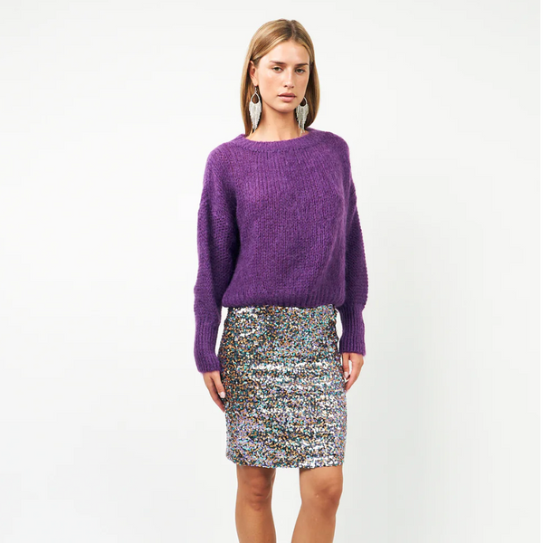 Lollys Laundry AnnaLL Short Skirt with sequins