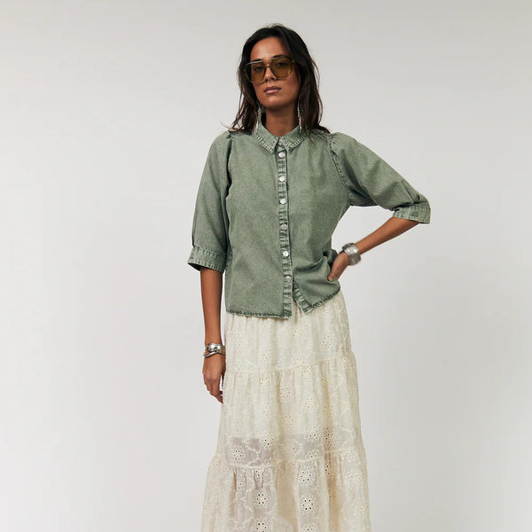 Lollys Laundry BonoLL Shirt - Dusty Green