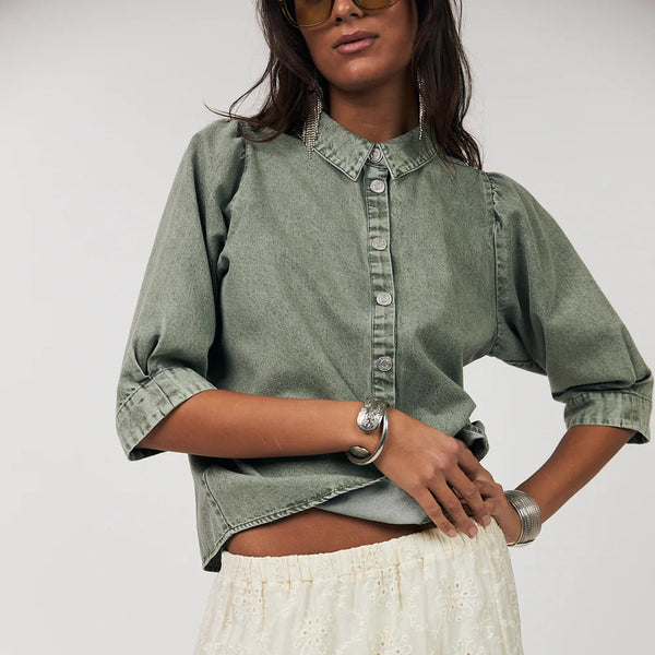 Lollys Laundry BonoLL Shirt - Dusty Green
