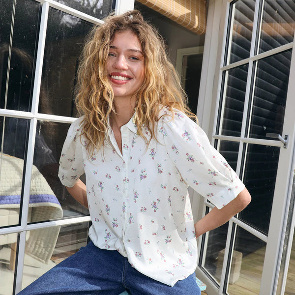 Lollys Laundry BonoLL Shirt Cream Floral