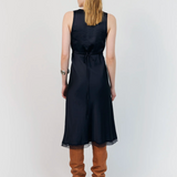 Lollys Laundry Clari Dress - Dark Blue back