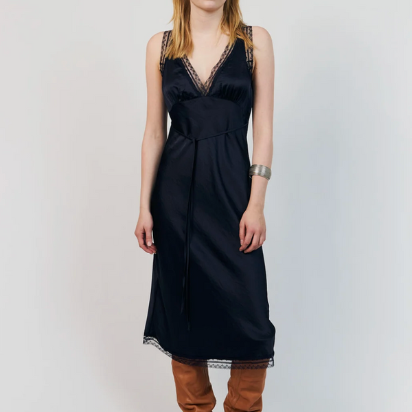 Lollys Laundry Clari Dress - Dark Blue
