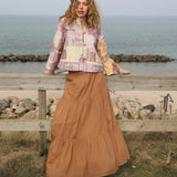 Lollys Laundry DiamondLL Maxi Skirt Camel