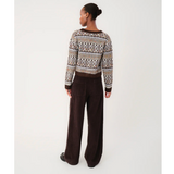 Lollys Laundry Floria Pants Dark Mokka Back