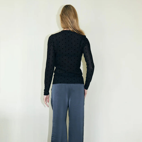 Lollys Laundry Irie BlouseLL LS - Black