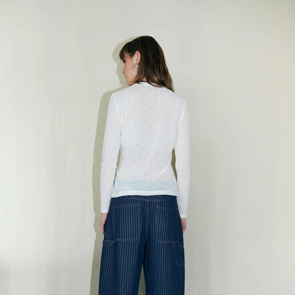 Lollys Laundry Irie BlouseLL LS - Creme