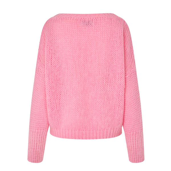 Lollys Laundry IsoldeLL Knit Jumper Light Pink Back