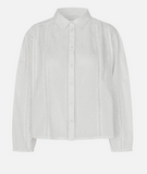 Lollys Laundry Long Sleeved EmLL Shirt - Creme Flat Front