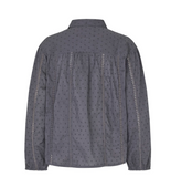 Lollys Laundry Long Sleeved EmLL Shirt Back Washed Black