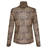 Lollys Laundry OrieLL High Neck Blouse - Leopard