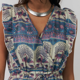 Lollys Laundry SamoLL Midi Dress Blue