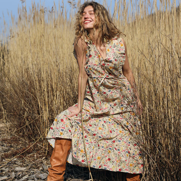 Lollys Laundry SamoLL Midi Dress Flower Print