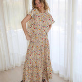 Lollys Laundry SunsetLL Maxi Skirt Flower Print