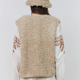 Lollys Laundry Teddy Vest - Sand BACK