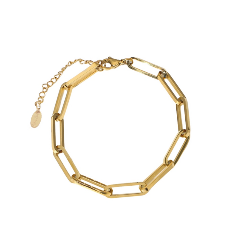 Long Links Bracelet - Gold 