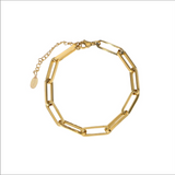 Long Links Bracelet - Gold 