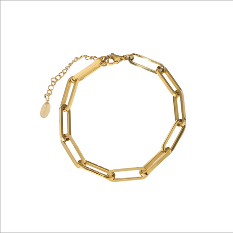Long Links Bracelet - Gold 